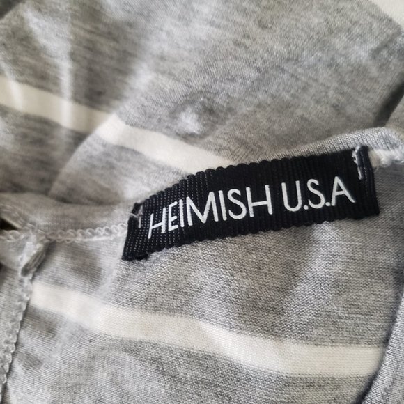 NWOT Heimish USA Comfort Stripes Romper Sizes XL - Picture 5 of 6